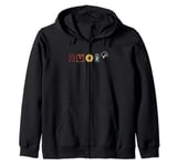 IT GEEK, PC Storage Devices Evolution Computer Nerd Zip Hoodie