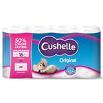 Cushelle Original Toilet Roll 2 Ply 8366116 16 Rolls of 270 Sheets