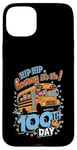 Coque pour iPhone 15 Plus 100 Days of School Bus Driver Kids Teacher Hooray 100