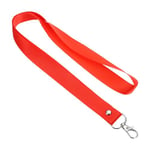 PATIKIL 17" Neck Lanyards, 50 Pack 0.8" Width Flat Strap Lanyard with Swivel Hook Clip for Name Tag Badges Holder ID Card Keys, Red