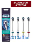 Oral B Oxyjet 4 Têtes de Rechange pour Oxyjet Hydropulseur - 8 Pièces