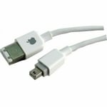 Apple Thin Firewire cable 4 to 6 pin - 0.5 Meter (M8706G/A)