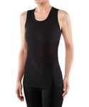 FALKE Women Warm Tight Fit Tank Top - Sports Performance Fabric, Black (Black 3000), L, 1 Piece