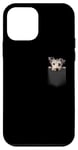 Coque pour iPhone 12 mini Chiot Pumi amusant dans la poche pour amoureux des animaux