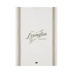 Lexington kökshandduk vit/olivgrön 50x70 cm