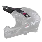 O'NEAL Ersatz Schirm Fury RL Synthy Helm Visier Ersatzteil Mountain Bike Downhill MTB DH Fahrrad, 0499-97, Farbe Schwarz