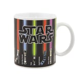 Star Wars Lightsaber Heat Change Mug - Officially Licensed Disney Merchandise, Add Hot Drink to Reveal Lightsabers, Gift for Star Wars and Mandalorian Fans, 295ml (10 fl oz)| Paladone