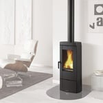 Nordica - Poele a' bois La Extraflame Candy 4.0 en fonte e'maille'e 6,2 kw 177 m chauffable