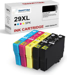 29XL Cartouche d'encre Compatible pour Epson 29 XL 5 Multipack avec Epson Expression Home XP-235 XP-245 XP-255 XP-257 XP-332 XP-335 XP-345 XP-352 XP-355 XP-432 XP-435 XP-452 XP-455 Series