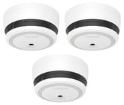 3 x Cavius CV2106 Wireless RF Optical Smoke Alarms 10 Year Lithium Battery