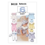 Butterick 4110- Babysett STRL: Alle størrelser inkludert