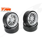 [FR] Team Magic Gomme - 1/10 Drift - montato - Cerchi 8 Spoke Nebbia-Argenti - 1