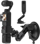 Support de Montage à Ventouse Pocket 3, Support de Pare-Brise et de fenêtre avec Adaptateur d'extension pour Insta360 X3 X4 X2 pour GoPro Max Mini Hero Pocket 3 2 Action 3 4 Accessoires.[G1381]