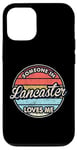 Coque pour iPhone 12/12 Pro Quelqu'un à Lancaster m'aime City, États-Unis, États-Unis