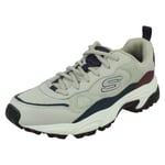 Mens Skechers Lace Up Memory Foam Trainers 'Bluecoast'