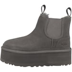 UGG Women's Neumel Platform Chelsea Fashion Boot, Grey, 9 UK