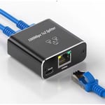 #1000Mbps Ethernet Splitter 1 in to 2 Out High Speed Dual Port RJ45#