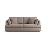 Habitat Holmfirth Fabric 3 Seater Sofa Bed - Mocha