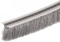 Joint Brosse D'Étanchéité (2,3 X 1,5 X 49,0 M), Bande Élastique Pour Porte Coulissante De Porte, Fenêtre, Armoire