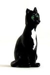 HLT - Chat assis en miniature de couleur noir - 1/32 - WMA4