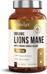 Organic Lions Mane - 1800mg High Strength Mushroom Supplement - 120 Capsules...