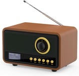 DAB/DAB+ Digital Radio, Retro FM Radio, Mains and Battery Powered Bluetooth Spea