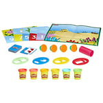 Play-Doh Chiffres, 6 Tapis d'activité, 10 Cartes et 6 Pots de pâte à Modeler