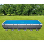 INTEX Poolöverdrag solenergi blå 716x346 cm polyeten 93303