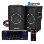 SL6 HiFi Speaker Set and Stereo Amplifier, Bluetooth MP3 Home Audio Music System