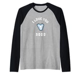 Marvel Avengers Endgame Iron Man I Love You 3000 Manche Raglan