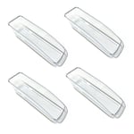 4x Refrigerator Basket Transparent Drawer Freezer Refrigerator Box