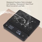 (5kg/0.1g)Coffee Electronic Scale Food Kitchen Scale HD Night Vision With