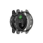 Garmin Fenix 5 / 5 Plus transparent skydd - Genomskinlig Svart Svart