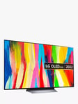 LG OLED55C24LA (2022) OLED HDR 4K Ultra HD Smart TV, 55 inch with Freeview HD/Freesat HD & Dolby Atmos, Dark Titan Silver