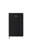 Moleskine A5 Precious Week on One Page 2025 Diary, Black