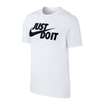 T-Shirt Nike Homme Manche Courte ar5004 017 Vêtement de Sport Vert Blanc Swoosh