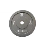 Viking Sports 5kg Olympisk Bumper Plate - Hållbar Gummibeläggning för Hemmagym Träning