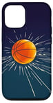 Coque pour iPhone 12/12 Pro Ballon de basket de sport en couleur classique