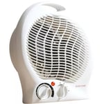 Daewoo 2000W Upright Fan Heater | Portable Electric Space Heater - 2 Heat Settin