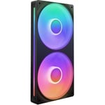 NZXT F240 RGB CORE -tuuletin, 2 * 120 mm, musta