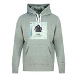 Icon Logo Grey Hoodie