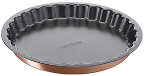 Tefal Moule à tarte 24 cm, Démoulage facile, Cuisson jusqu'à 250°C,  Robuste, Aluminium 100 Pour cent recyclé, Perfectbake, Brun tabac J5548202