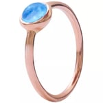 London Road 9ct Rose Gold Pimlico Bubble Stacking Ring