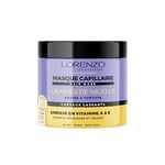 Lorenzo - Masque Capillaire Réparateur à la Graine de Nigelle – Soin Intensif pour Cheveux Abîmés - Sans Sulfate, Paraben, Silicone, Colorant - 500ml
