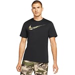 Nike DD6894 M NK DF TEE CAMO FILL GFX T-shirt mens rough green M