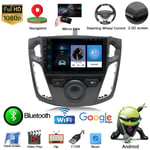 For 2012-2017 Focus Android 9.1 Car Stereo Radio Gps 9'' Mp5 2+3 12-17