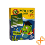 MOLLER'S OMEGA-3 JUNIOR Fruity Flavor 45 Chewable Jelly Fish Supplement Kids