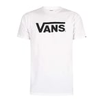 Vans Men's Classic Vans Drop V T-Shirt, White-black, XS