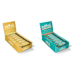 Nakd Lemon Drizzle Natural Fruit & Nut Bars - Vegan, 35 g (Pack of 18) & Salted Caramel Natural Snack Bars - Vegan Bars - Healthy Snack - Gluten Free Bars 35 g (Pack of 18)