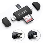 3 in 1 Type C Micro USB to USB Adapter OTG SD TF Card Reader For Android Samsung